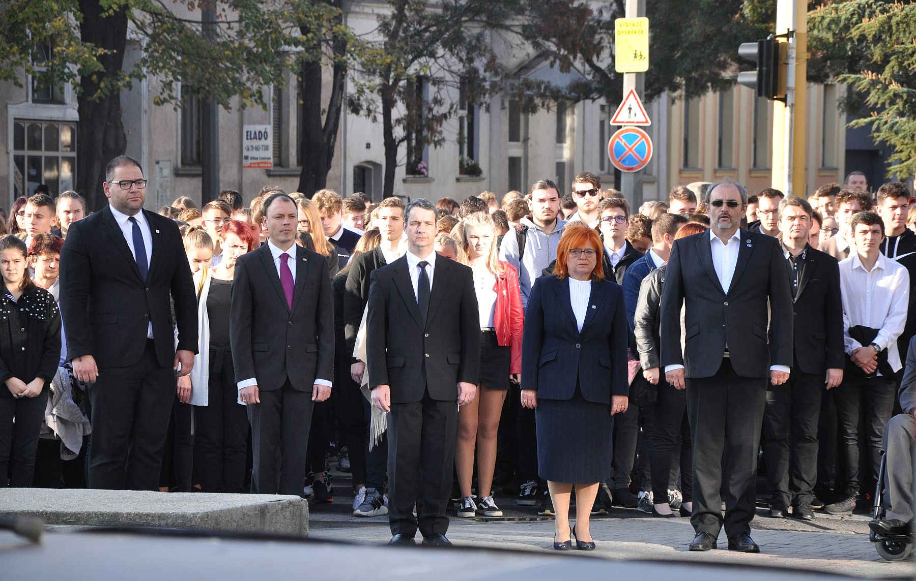 Az Ötvenhatosok terén is felidézték a szabadságharc eseményeit